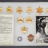 Lone Ranger enameled brass badges